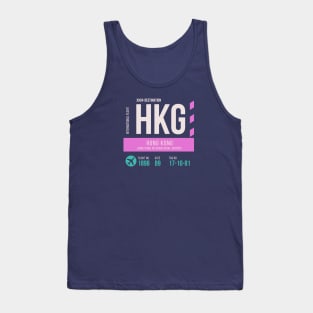 Hong Kong Airport Stylish Luggage Tag (HKG) Tank Top